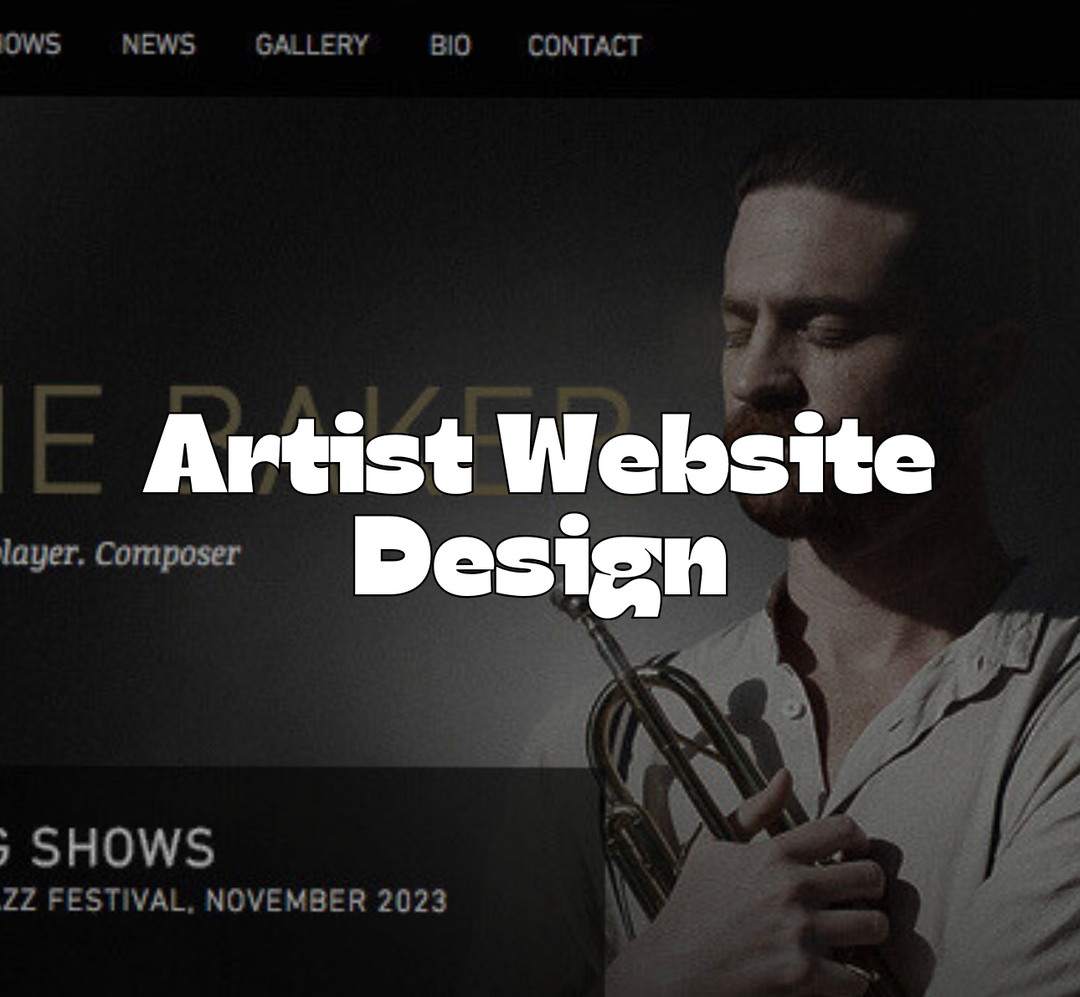 Artist Website Design