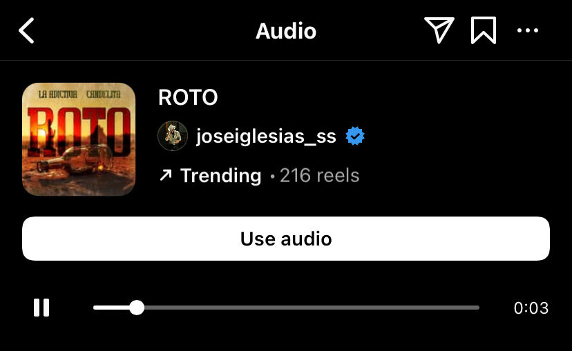 Instagram Trending Audio