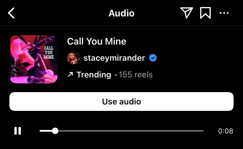 Instagram Trending Audio